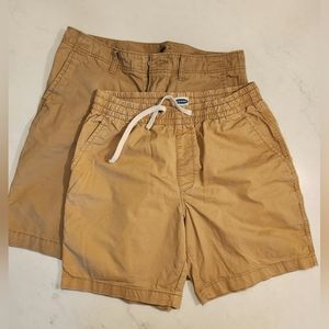 Men's tan shorts combo
